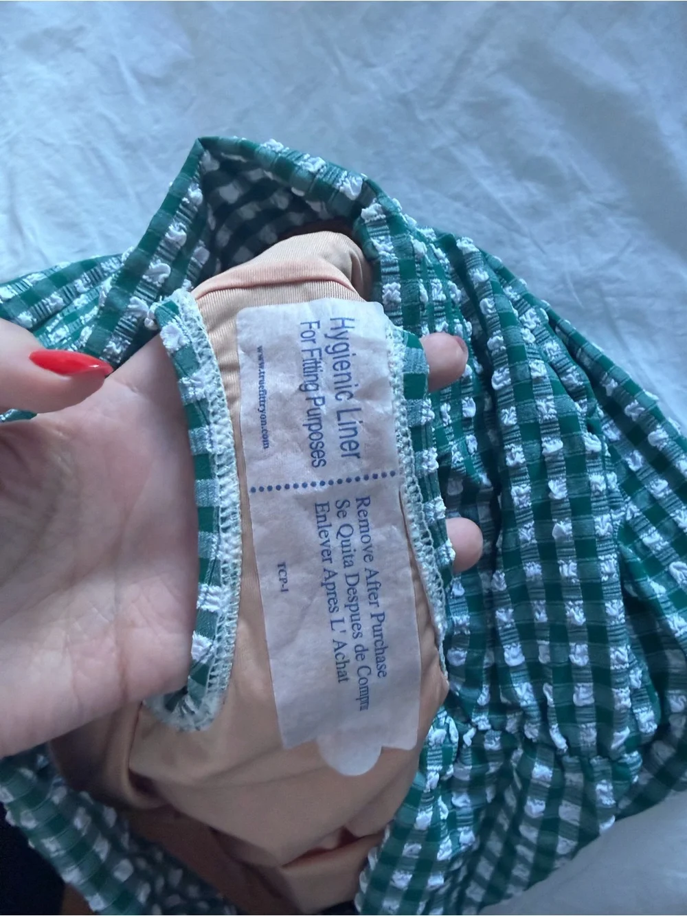 Jcrew Gingham Bikini Never worn!! - Picture 2 of 5
